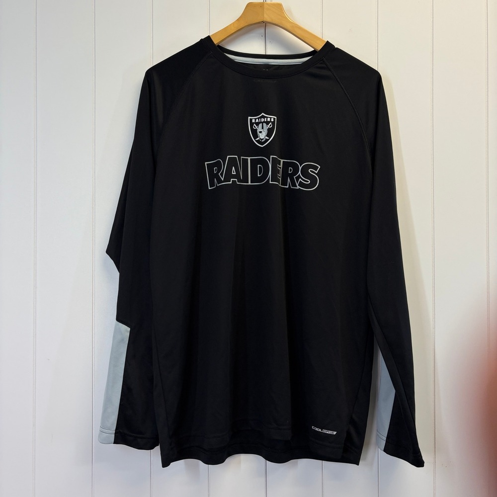 Las Vegas Raiders NFL Majestic Athletic Cool Base Shirt Mens Size XL Football